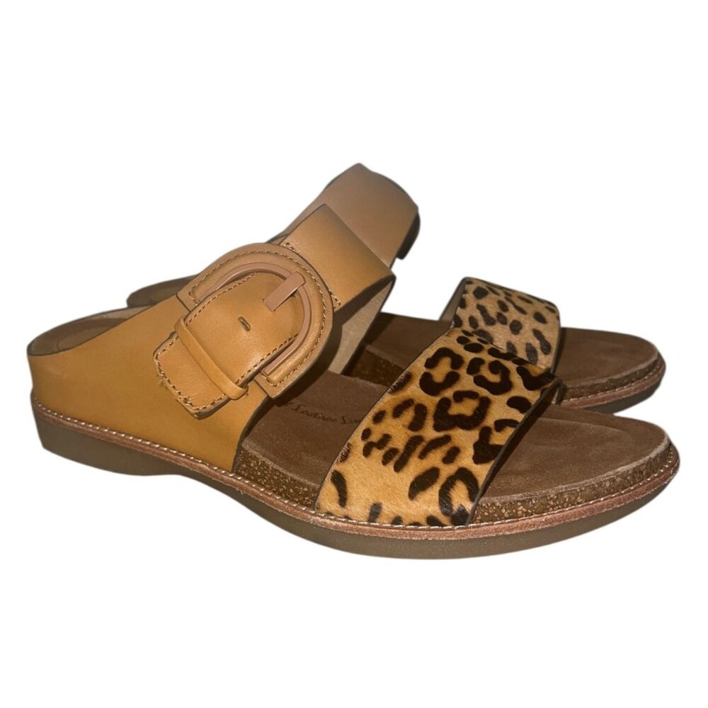 Sofft Braye Two Strap Comfort Sandals Slides Luggage/Tan-8 M - Picture 7 of 7